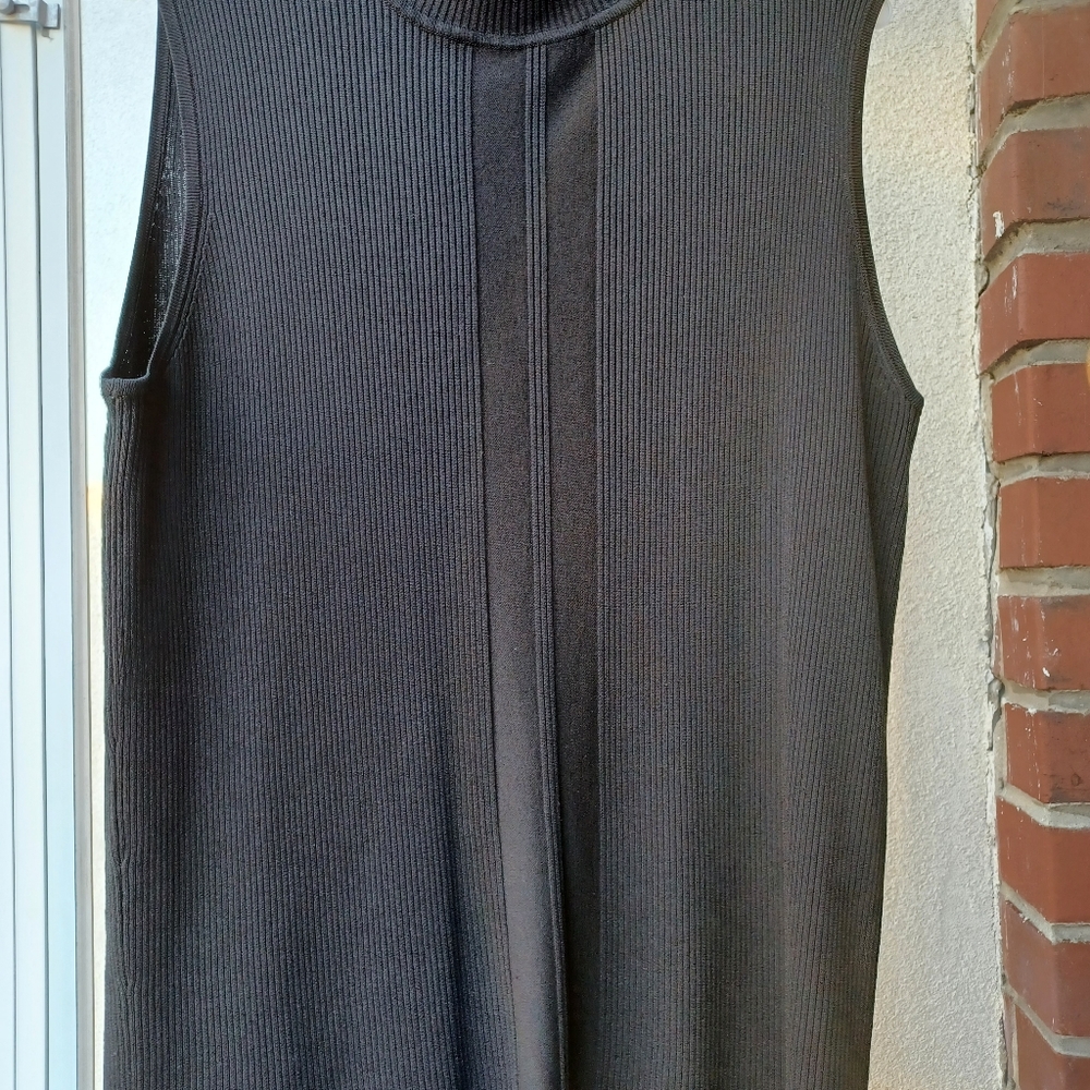 Dressbarn Mock neck sleeveless top